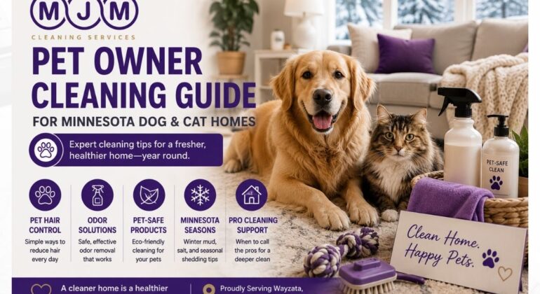 Pet Owners’ Guide to Keeping a Clean Home in Minnesota